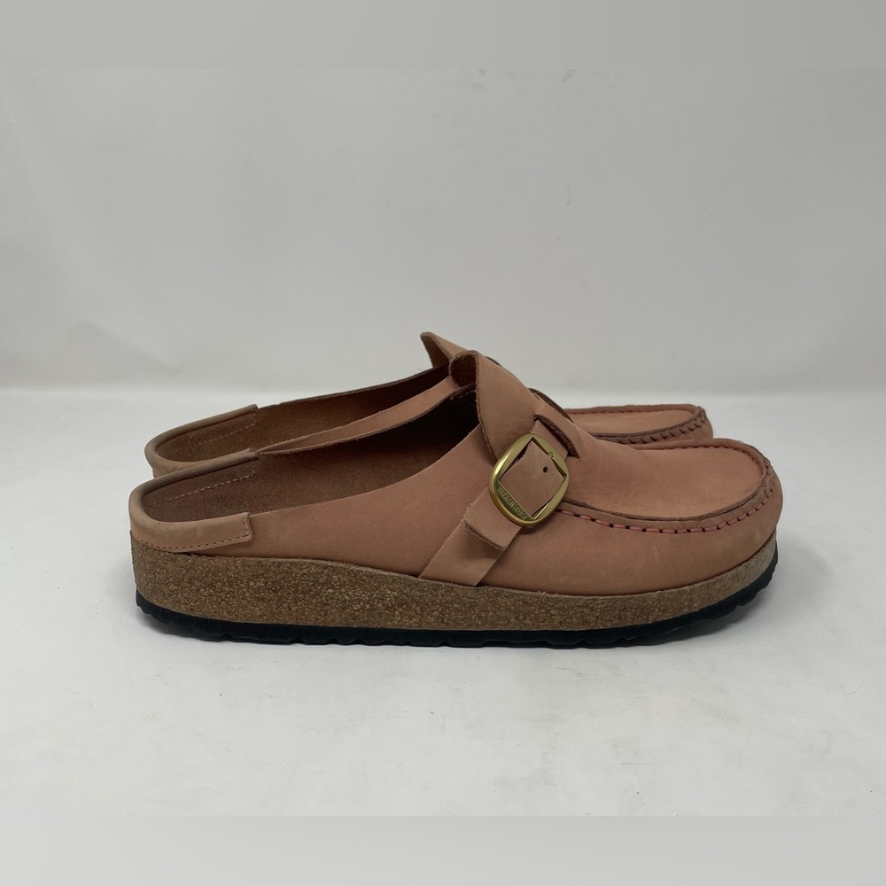 Birkenstock Women Leather Buckley Clog Mules Shoes Size 40 - Picture 5 of 9